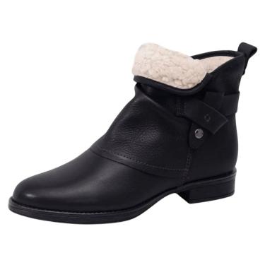Imagem de Bota Feminina Couro Elegante Resistente Salto Baixo Bottero