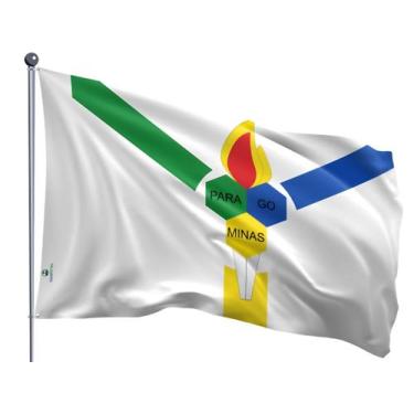 Imagem de Bandeira do Município de Paragominas Uma Face Estampada Tamanho 90x128