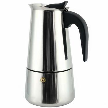 Imagem de Cafeteira Italiana Inox 600ml Fogão Indução Expresso 12 Xícaras