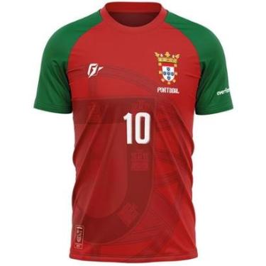 Imagem de Camiseta Filtro UV Portugal Copa Torcedor-Masculino
