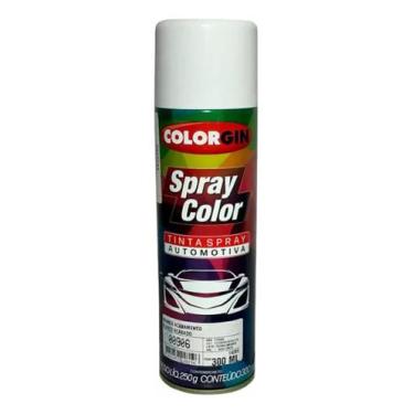 Imagem de Tinta spray automotiva colorgin branco acabamento