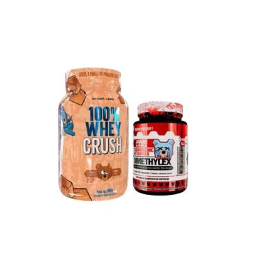 Imagem de Kit Dimethylex 60 caps + 100% Whey Crush 900g - Under Labz, Doce de Le