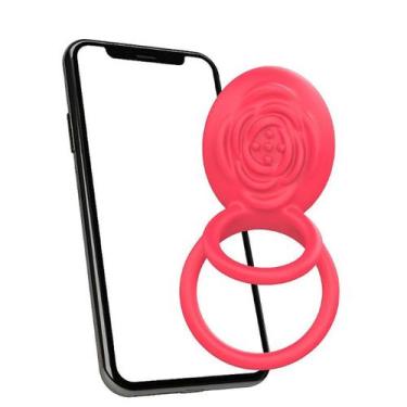 Imagem de Anel Peniano Duplo estimulador com vibrador via Bluetooth - Sexy impor