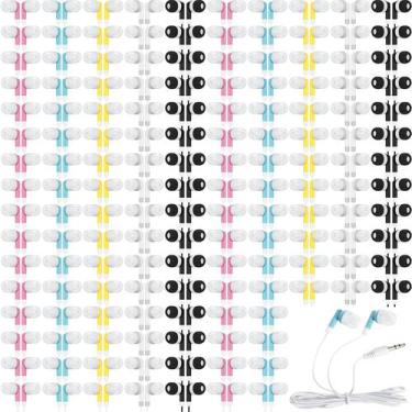 Imagem de Earbuds Headphones Kigeli, pacotes de 300 para crianças em 5 cores