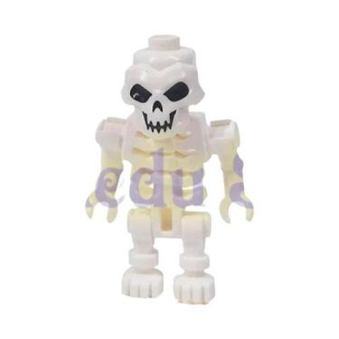 Imagem de Mini Boneco De Esqueleto Do Exército De Halloween 5PCS, Bloco De Monta