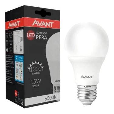 Imagem de Lâmpada Pera Led, 15w, Luz Branca 6500k, Soquete E27, Bivolt - Avant, 
