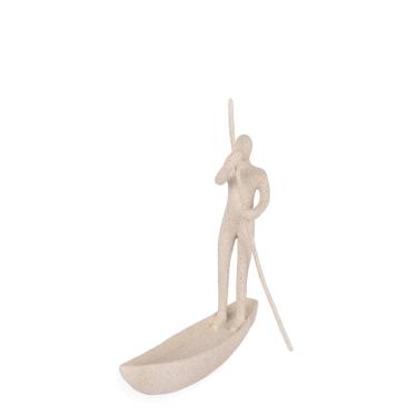 Imagem de Escultura Decorativa Pessoa em Poliresina 26cm 22804 Mart
