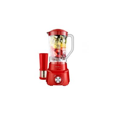 Imagem de Liquidificador Britânia Diamante 800 800W 2,65L com Autolimpeza 4 Velocidades Vermelho...