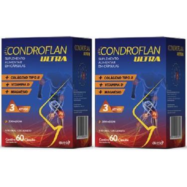 Imagem de Condroflan Ultra Colageno Tipo II (2) 40MG +VIT D 60cap 2Uni - Airela
