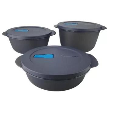 Imagem de Tupperware Kit crystalwave 3 peças