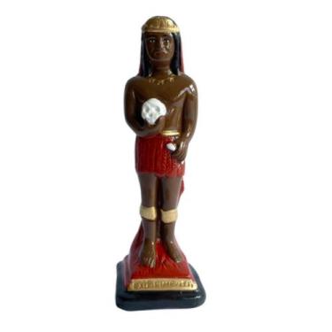 Imagem de Estátua Exu Pimenta Umbanda e Candomblé Gesso - Hadu Esotéricos e Reli