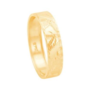 Imagem de Anel Escrava 5MM Diamantado em Ouro 18K - AU13560 - BRUNA TESSARO JOIA