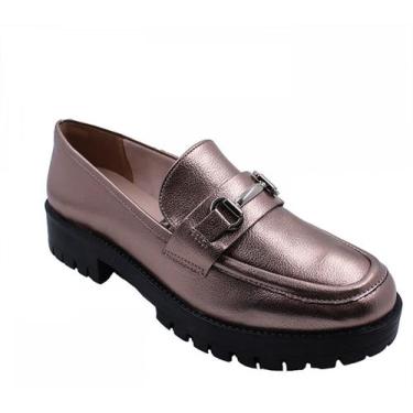Imagem de Sapato Mocassim Loafer 083-004 Via Marte Feminino, Brown, 37