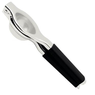 Imagem de Espremedor de Limão Inox Tramontina Utilitá Cabo Preto Manual 20cm Cozinha