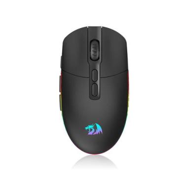 Imagem de Mouse Gamer Redragon Invader Pro Sem Fio RGB 10000DPI 1000hz 9 Botões 