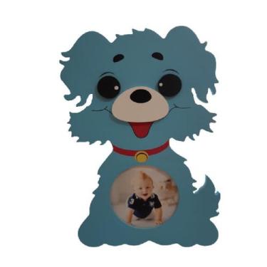 Imagem de Porta retrato azul infantil - MADEIRA