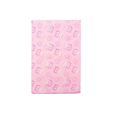 Imagem de Travesseiro Bebe Antissufocante Rosa Minasrey 100%  Algodão