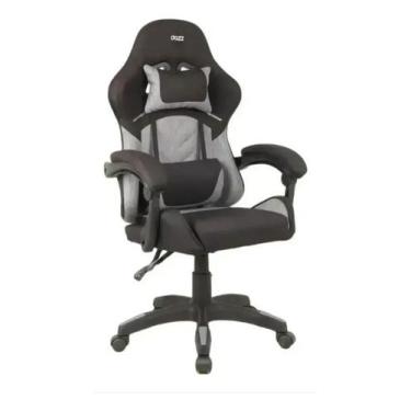 Imagem de Cadeira Gamer Maxprint Axion Preto E Cinza Até 120kg - Rio Branco