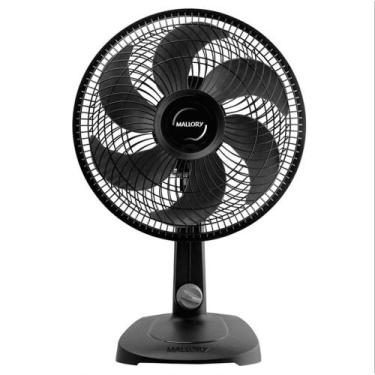 Imagem de Ventilador de Mesa Mallory 42W 30cm 6 Pás 3 Velocidades Preto-grafite 