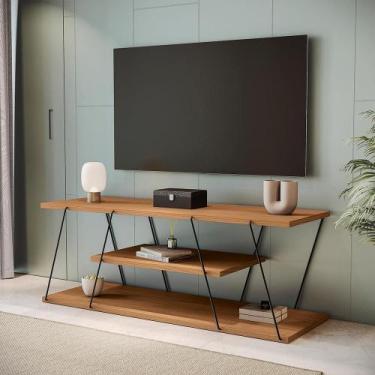 Imagem de Rack Industrial para TV 58 Polegadas Kappesberg 180cm Canela/Preto Fos