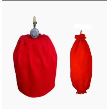 Imagem de Capa para Botijão de gás e Puxa Saco sem laço - ab, vermelho