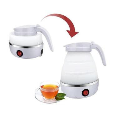 Imagem de Jarra Chaleira Elétrica de Silicone Dobrável 600ml - 110V.