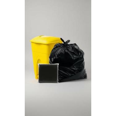 Imagem de Saco de Lixo 40L Reforçado Preto 50 Unidades - Congratulations Store