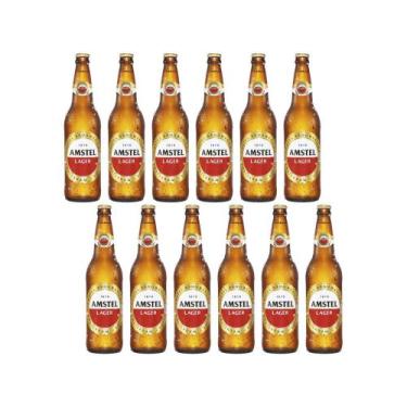Imagem de Cerveja Amstel Lager 12 Unidades - 600ml