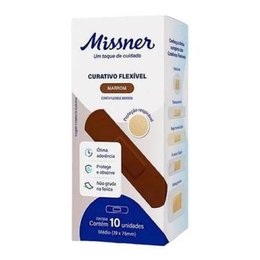 Imagem de Curativo Flexível Marrom 10 Unidades - Missner