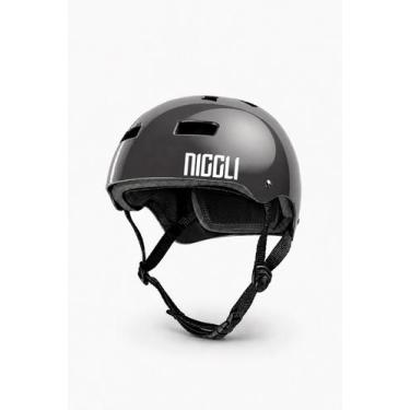 Imagem de Capacete titanium pro brilho niggli, P