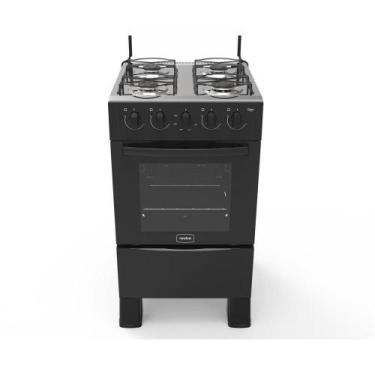 Imagem de Fogão 4 Bocas A Gás Realce Bivolt Cr200 Preto Preto 127/220, Preto, Bi