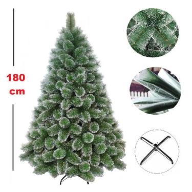 Imagem de Árvore Nevada De Pinheiro Natal 1,80m Modelo Luxo 420 Galhos - D' Pres