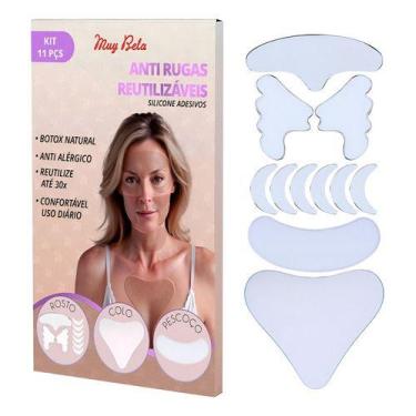 Imagem de Adesivo Anti Rugas Adesivo Lifting Facial Anti Idade Noturno Kit Rejuv