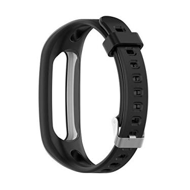 Imagem de Osuner Pulseira de silicone inteligente, compatível com Honor Band 4 versão de corrida/ Band 3e/Band 4e acessórios de substituição