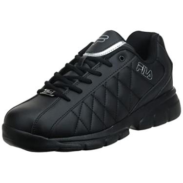 Imagem de Fila Fulcrum 3 Tênis de treino masculino, Preto/Preto/Prata Metálico, 11.5