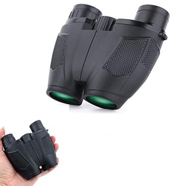 Imagem de Binóculos para adultos ou crianças, telescópios binoculares compactos 10x25 HD à prova d'água de alta potência, foco fácil, para observação de pássaros, viagens ao ar livre, passeios turísticos