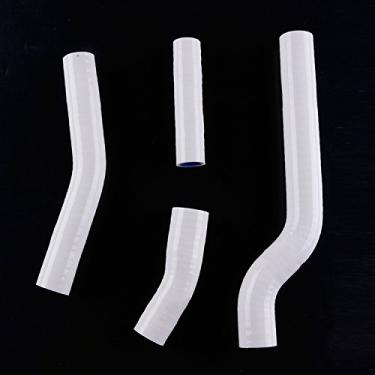 Imagem de LUXERAD Tubo de refrigeração de 3 camadas de 4,5 mm de desempenho de silicone para YAMAHA YZF450 YZ450F WR450 2003-2007 (branco)