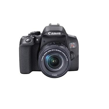 Imagem de Canon EOS Rebel T8i EF-S 18-55 mm é kit de lentes STM, preto