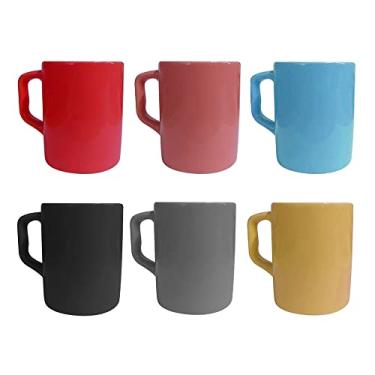 Imagem de Conjunto 6 Xícaras Café Porcelana Colors 90ml Clink