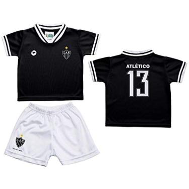 Imagem de Conjunto Infantil Atlético Mg Uniforme Preto - Torcida Baby