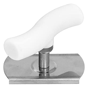 Imagem de Abridor de latas, abridor de pote ergonômico portátil de aço inoxidável para economia de esforço para cozinha para restaurante (branco)