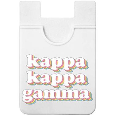 Imagem de Sorority Shop Bolsa Kappa Kappa Gamma Koala - Suporte de cartão de design retrô para capa de telefone - carteira para celular - carteira ultrafina e leve - comporta cartões e dinheiro