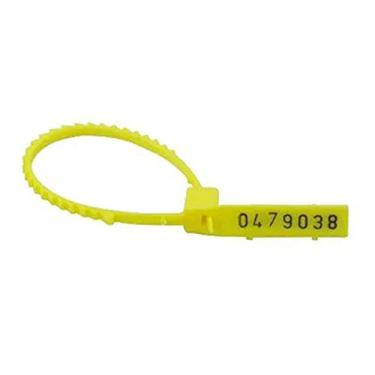 Imagem de Lacre Para Malote 16Cm. Amarelo Pct com 100 Un. 2160 06744