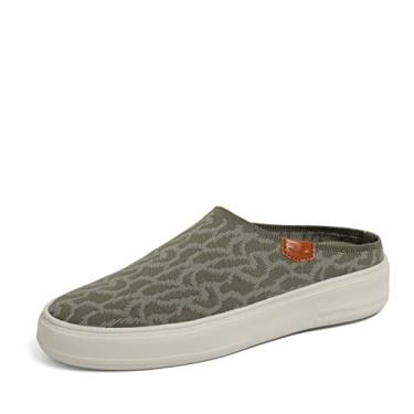 Imagem de Dearfoams Tênis feminino original Comfort Annie Clog, Malha musgo, 38