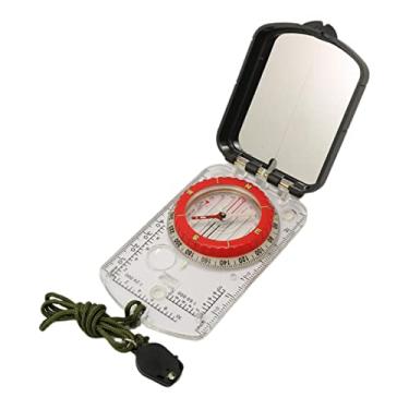 Imagem de Newmind Lupa dobrável de escala de bússola, multifuncional, mapa, régua, clinômetro, sobrevivência, caça, caminhadas, mochilão, montanhismo, passeios de barco, atividades geológicas