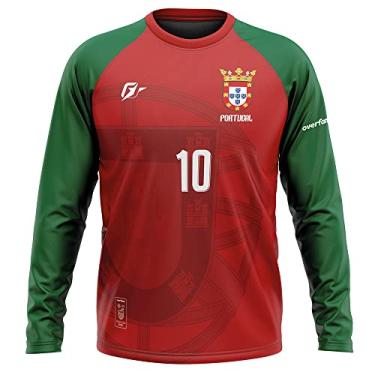 Imagem de Camiseta Manga Longa Filtro UV Portugal Copa Torcedor