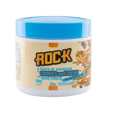 Imagem de Pasta de Amendoim com Whey - 500g - Cookies And Cream - Rock Peanut