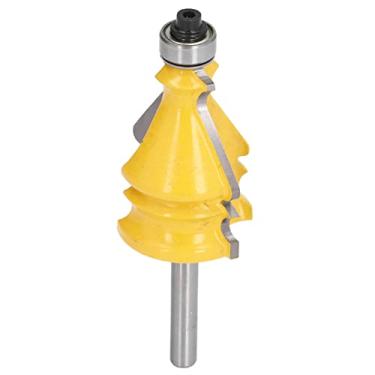 Imagem de Fresa de haste de 1/4", cortador de madeira de moldagem de porta de liga de aço carbono, moldura de linha de moldagem de moldura de imagem, fresa CNC ferramenta de marcenaria