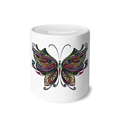 Imagem de DIYthinker Linda Borboleta Decorativa Colorida Caixa para Dinheiro Caixa de Cerâmica Porta-Moedas Presente