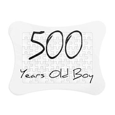 Imagem de Moldura de quebra-cabeça de 500 anos de idade menino decoração de quadro ornamento de jogo
